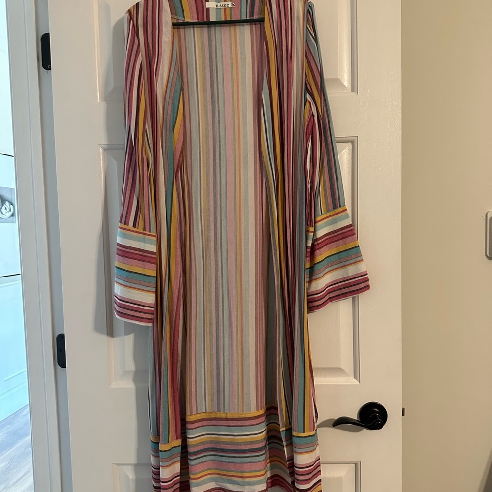 Lightweight duster cardigan